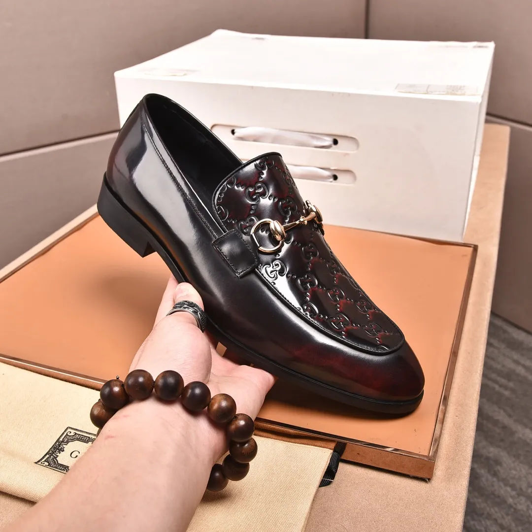 Men's shoes💰540📛📛Original (water-dyed cowhide) Gucci GUCCI official website formal shoes🌀 Italian🇮🇹imported cowhide➕top imported water-dyed cowhide lining💋Finely handmade original bottom, the real thing looks better when photographed in person Standard size 38-44